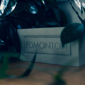 City of Edmonton concrete brick book end