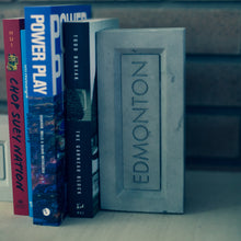 City of Edmonton concrete brick book end