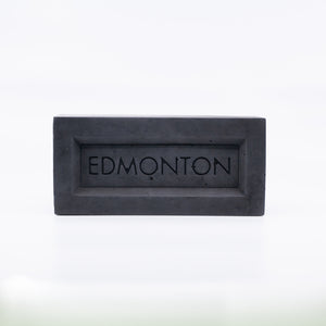 City of Edmonton concrete brick book end