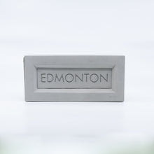 City of Edmonton concrete brick book end