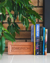 City of Edmonton concrete brick book end