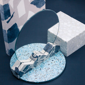 concrete mountain mirror